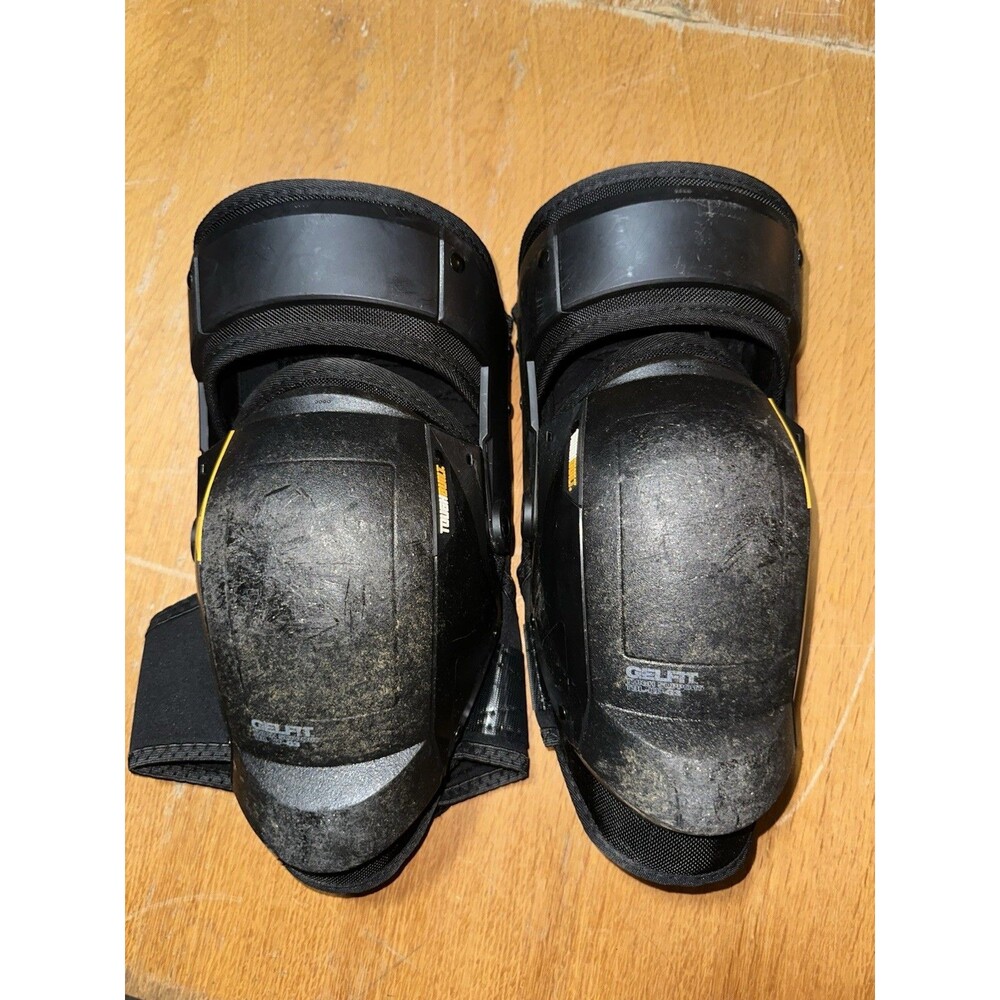 Toughbuilt Ergonomic Foamfit Black Thigh Support Stabilization Knee Pads Tb-Kpg3